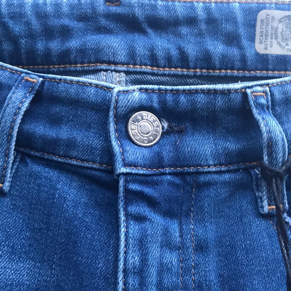 Diesel Jeans Women Size 26 Blue D Rifty slim low waist women’s jeans Brand New - Picture 10 of 15